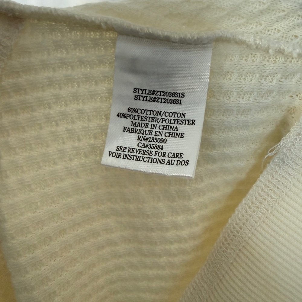 Z Supply Cream Crew Neck Sweater - Picture 5 of 6